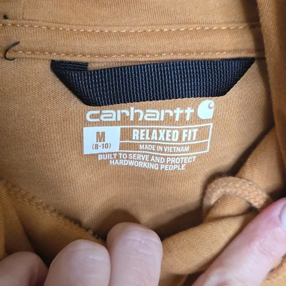 Carhartt Tan Hoodie for WOMEN SZ medium - Picture 2 of 6